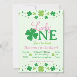 Convites Lucky One First 1st Birthday Party