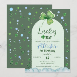 Convites Lucky One St Patrick Boy Birthday