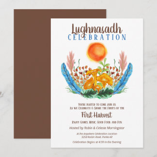 Convites Lughnasadh First Harvest Celebration Party