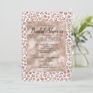 Convites Luminosidade de impressão branca-leopardo-esmagad
