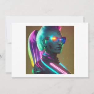 Convites Luna: O Técnico Cyberpunk