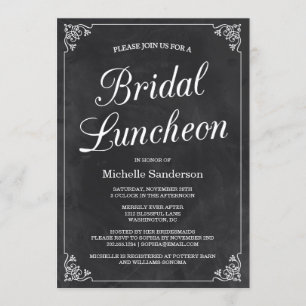 Convites Lunchedo de Chá de panela de quadro de colheita