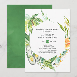 Convites Lunchee das damas de verão
