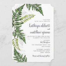 Convites Lush Fern Wedding Suite