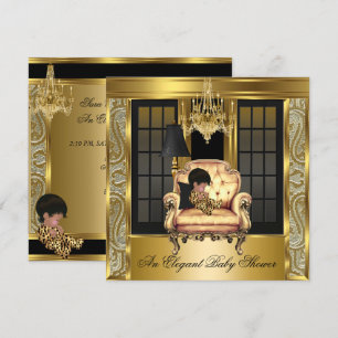 Convites Lustre Candeeiro de Tecto Damasco Dourado Cadeira