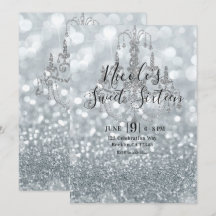 Lustre Prata Branco Glamour Arandela Bokeh Festa