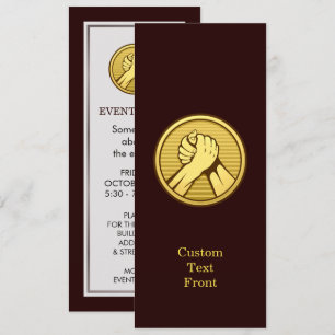 Convites Luta do braço Dourada