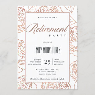 CONVITES LUX ELEGANT BLUSH ROSA OURO FLORAL APOSENTADORIA