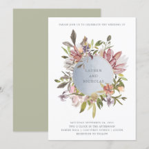 Luxe Floral em Moss | Casamento Elegante De Aquare