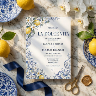 Convites Luxo La Dolce Vita Costa Amalfi