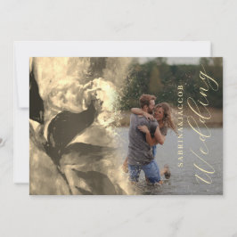 Convites Luxuoso Caprichoso Rosa Abstrato Foto Casamento