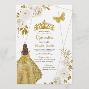 Convites Luxuoso Quinceanera - Design de Quinceanera Person
