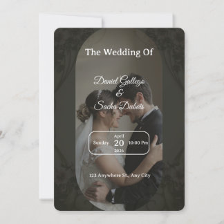 Convites Luxurious Wedding Invitation