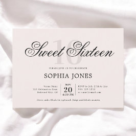 Convites Luxury Elegante Rosa 16