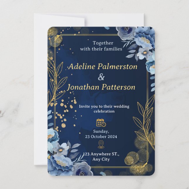 Convites Luxury Wedding Invitations (Frente)