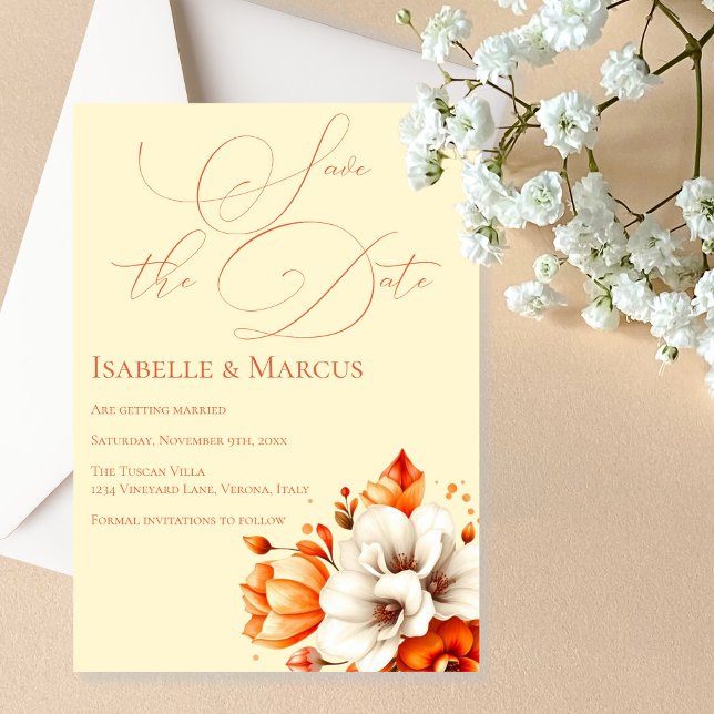 Convites Luz de sol suave salve o casamento de data (Soft Sunset Glow Save the Date Wedding Invitation)