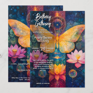 Convites Luz Emergente Design Borboleta
