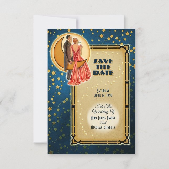 Convites Luz Romance Casamento Salve A Data - Ruiva (Frente)