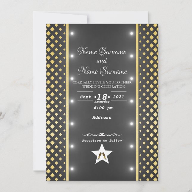 Convites Luzes (Frente)