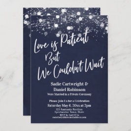 Convites Luzes Amor Texturizado é Paciente Recepção Naval