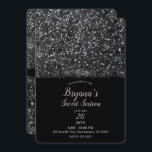 Convites Luzes brilhantes de prata Doce 16 Partido<br><div class="desc">personalizar para o seu evento</div>