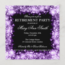 Luzes brilhantes roxas do Partido da Reforma Elega