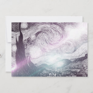 Convites Luzes da Noite Estrelada