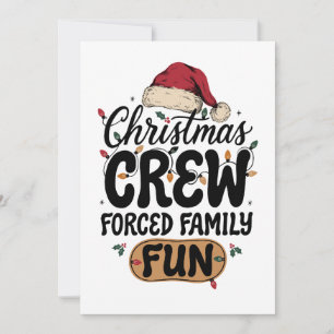 Convites Luzes de Chapéu de Papai Noel Forçado Diversão em