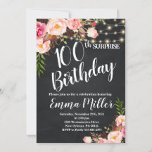 Luzes de Corda Aniversário de 100 anos Quadro de G