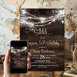 Convites Luzes de Corda de Madeira Surpreendem a 50ª Festa