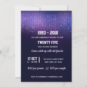 Convites Luzes de corda modernas