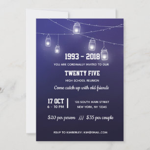 Convites Luzes de cordas modernas