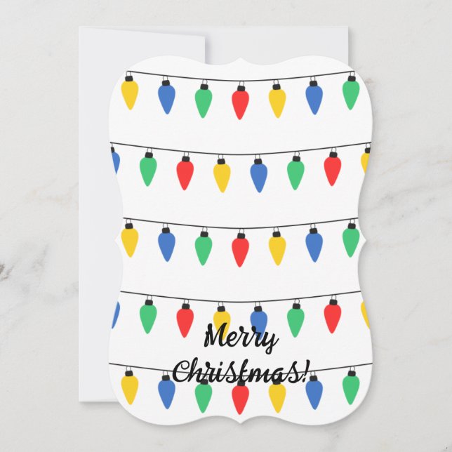 Convites Luzes de Natal (Frente)