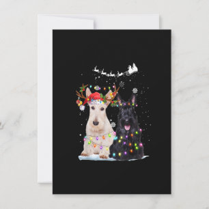 Convites Luzes de Natal com Chapéu de Papai Noel com Rena e