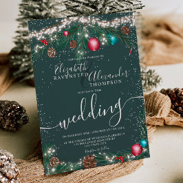 Convites Luzes de Natal esfestivas pinheiras galhas neves c