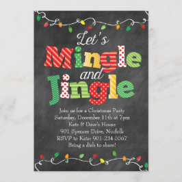 Convites Luzes de Natal Mingle & Jingle