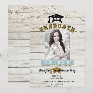 Convites Luzes de Renda de Madeira Branca Festa de Formatur
