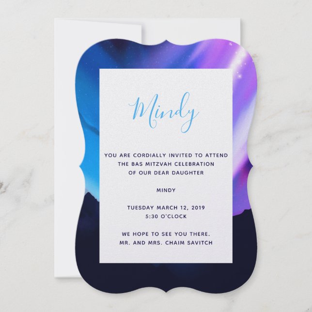 Convites Luzes do Norte (Frente)