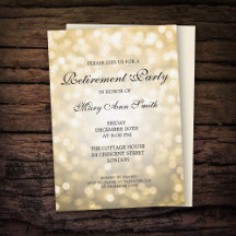 Luzes Douradas de brilho do Partido da Reforma Ele