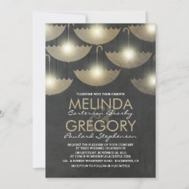 Convites Luzes e Guarda-chuvas Casamento