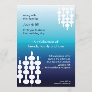 Convites Luzes Modernas 5x7