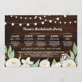 Convites Luzes Russas Da Flor Branca Do chá de panela