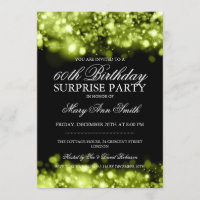 Luzes Sparkling do limão da festa de aniversário