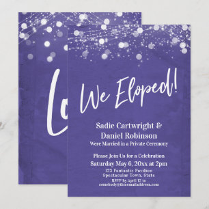 Convites Luzes Texturizadas Nós Elogiamos Apenas Recepção R