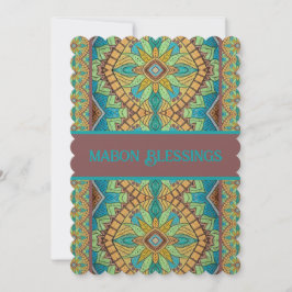 Convites Mabon Blessings-Content Mandala