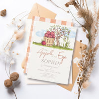 Maçã de nossa cesta de olhos e primeiro aniversari