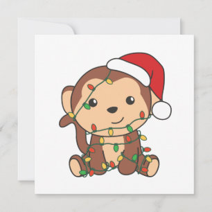 Convites Macacos Macacos Macacos De Inverno De Natal