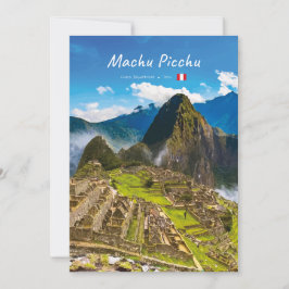 Convites Machu Picchu, Peru - Ruínas da Cidadela Inca