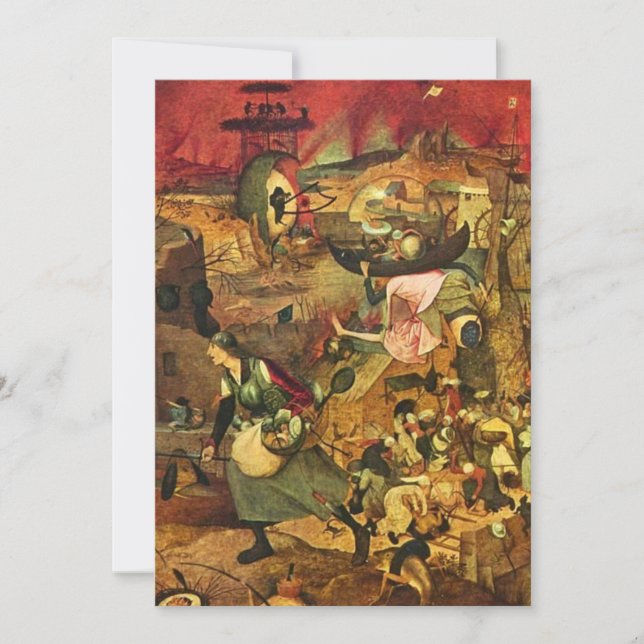 Convites Mad Meg Por Hieronymus Bosch (Frente)