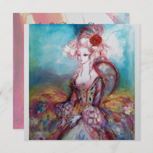 Convites MADAME POMPADOUR Silver Metálico